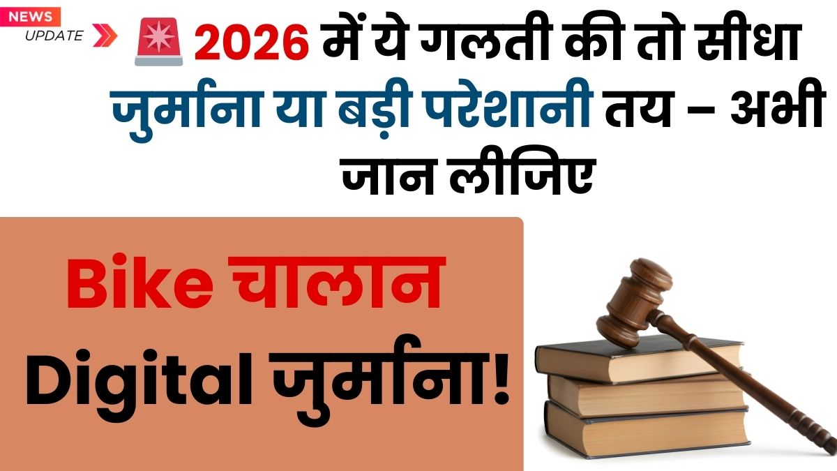 2026 bike challan rules and digital traffic penalty alert India
