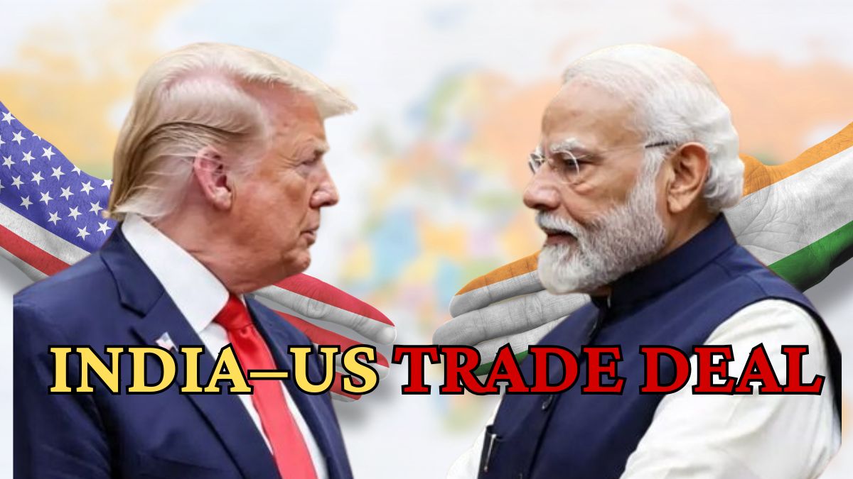 India–US trade deal impact on Indian market and jobs, stock market reaction illustration