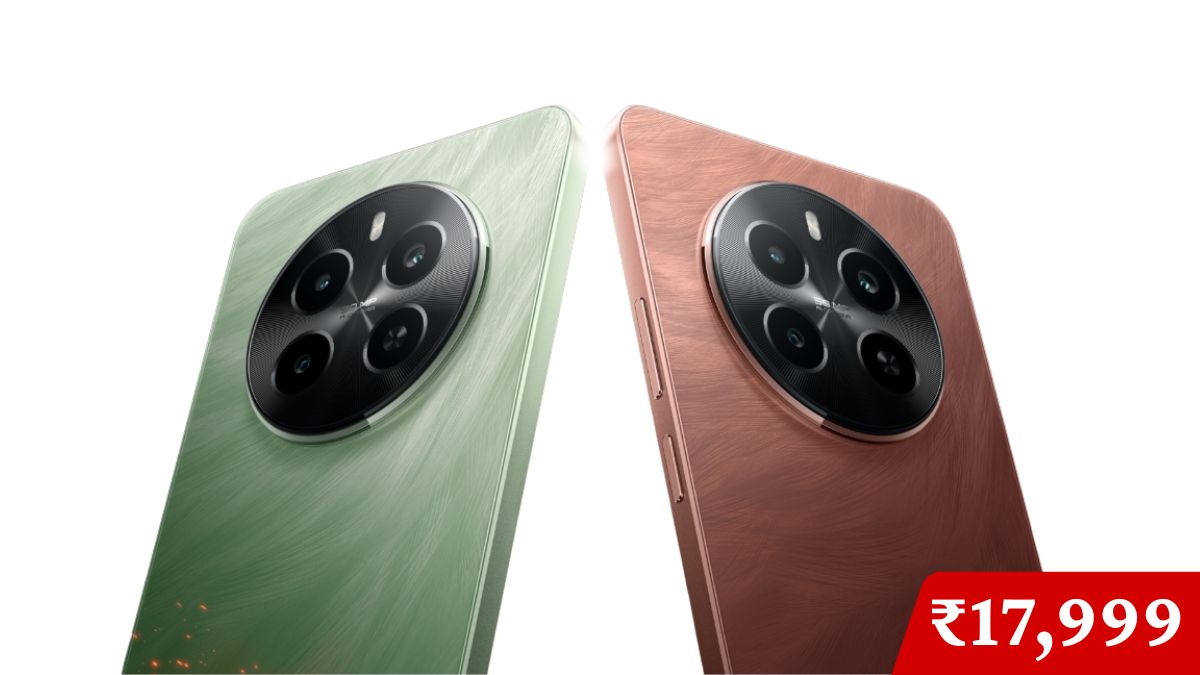 Realme P1 5G budget smartphone with 6.67-inch 120Hz AMOLED display, Dimensity 7050 processor and 5000mAh battery at ₹17,999