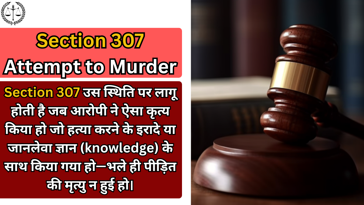 Section 307 Attempt to Murder Law and Punishment Explained