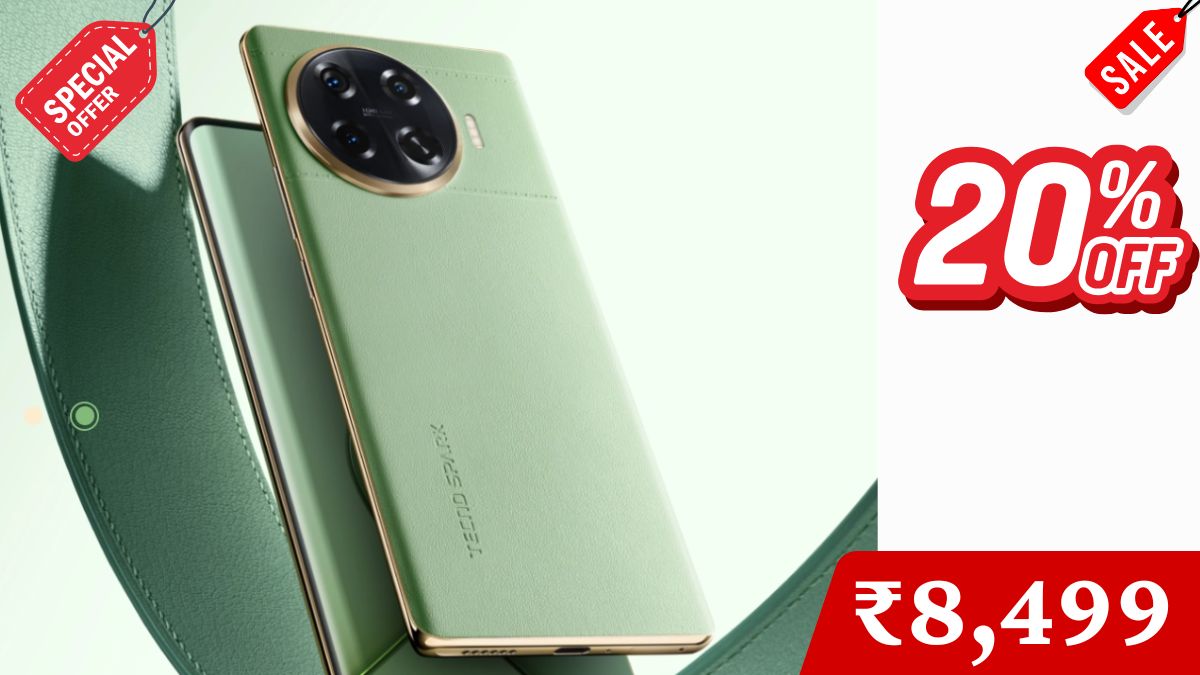 Tecno Spark 20 Pro budget smartphone with 6.78-inch 120Hz display, Helio G99 processor, 50MP camera and 5000mAh battery at ₹8,499