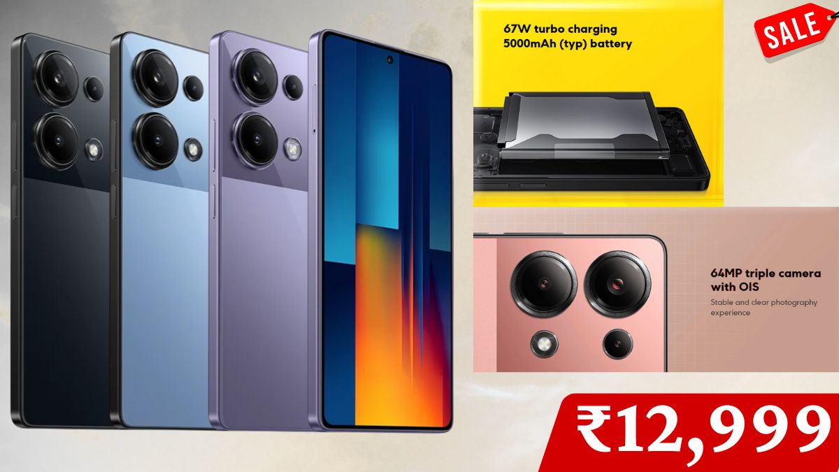 Poco M6 Pro 5G smartphone with powerful Snapdragon chipset and large display at ₹12,999